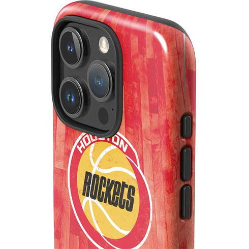 NBA Houston Rockets Hardwood Classics iPhone 16 Pro Impact Case
